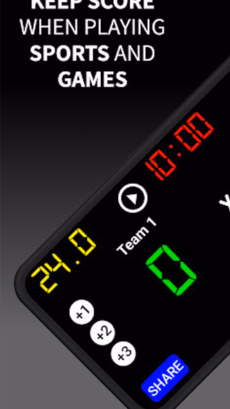 Virtual Scoreboard: Keep Score Screenshot 1 - AppWisp.com Virtual Scoreboard: Keep Score Screenshot 1 - AppWisp.com