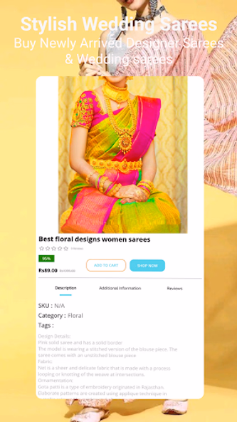 Saree Online Shopping Screenshot 3 - AppWisp.com Saree Online Shopping Screenshot 3 - AppWisp.com
