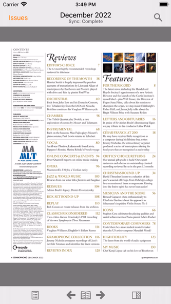 Gramophone Magazine Screenshot 4 - AppWisp.com Gramophone Magazine Screenshot 4 - AppWisp.com