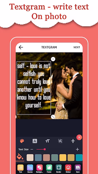 Textify - Add Text On Photo Screenshot 1 - AppWisp.com Textify - Add Text On Photo Screenshot 1 - AppWisp.com