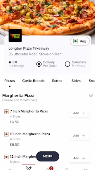 Longton Pizza Takeaway Screenshot 2 - AppWisp.com Longton Pizza Takeaway Screenshot 2 - AppWisp.com
