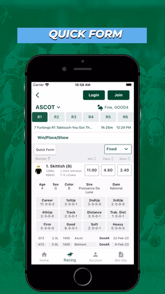 MonmouthBets - Horse Race Bets Screenshot 4 - AppWisp.com MonmouthBets - Horse Race Bets Screenshot 4 - AppWisp.com
