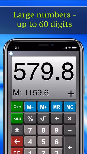 Basic Calculator: Classic Calc Screenshot 3 - AppWisp.com Basic Calculator: Classic Calc Screenshot 3 - AppWisp.com