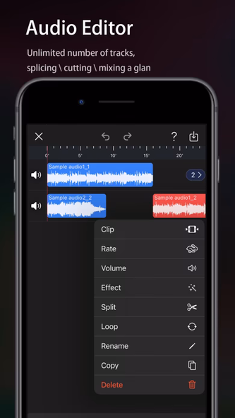 Audio Editor - Music editor Screenshot 1 - AppWisp.com Audio Editor - Music editor Screenshot 1 - AppWisp.com