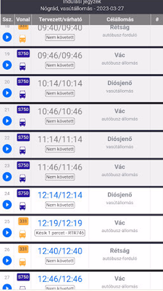 Menetrendek.hu Screenshot 3 - AppWisp.com Menetrendek.hu Screenshot 3 - AppWisp.com