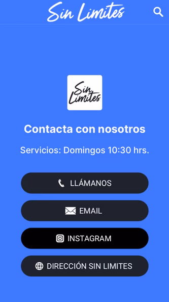SIN LIMITES IGLESIA Screenshot 3 - AppWisp.com SIN LIMITES IGLESIA Screenshot 3 - AppWisp.com
