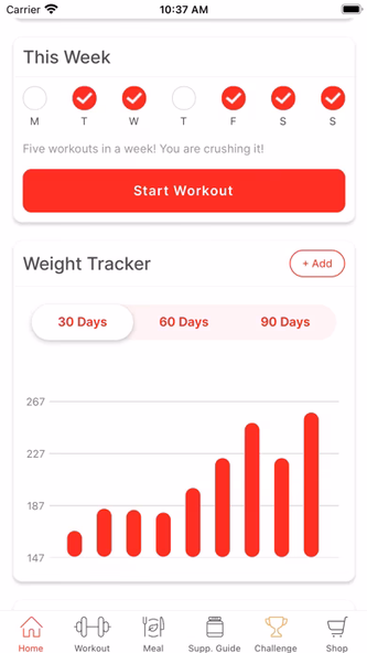 1UP Fitness Screenshot 2 - AppWisp.com 1UP Fitness Screenshot 2 - AppWisp.com