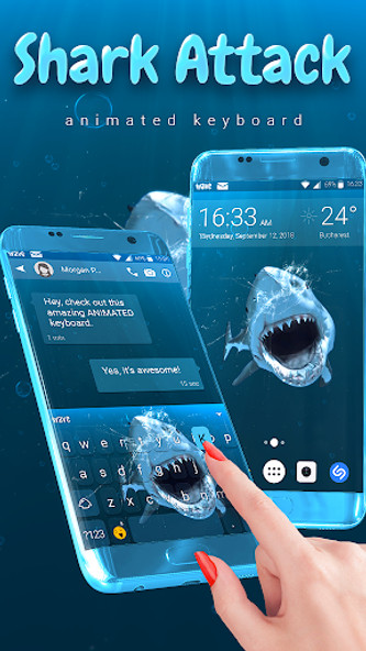 Shark Attack Live Wallpaper HD Screenshot 1 - AppWisp.com Shark Attack Live Wallpaper HD Screenshot 1 - AppWisp.com