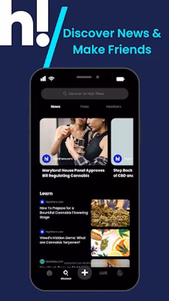 High There: Cannabis Community Screenshot 3 - AppWisp.com High There: Cannabis Community Screenshot 3 - AppWisp.com
