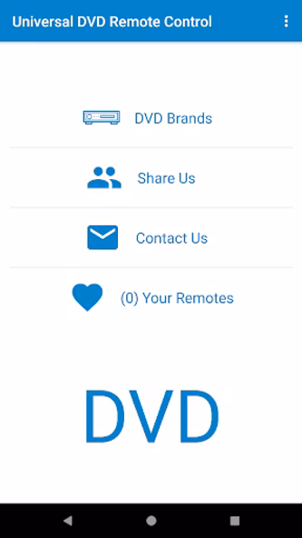 Universal DVD Remote Control Screenshot 1 - AppWisp.com Universal DVD Remote Control Screenshot 1 - AppWisp.com