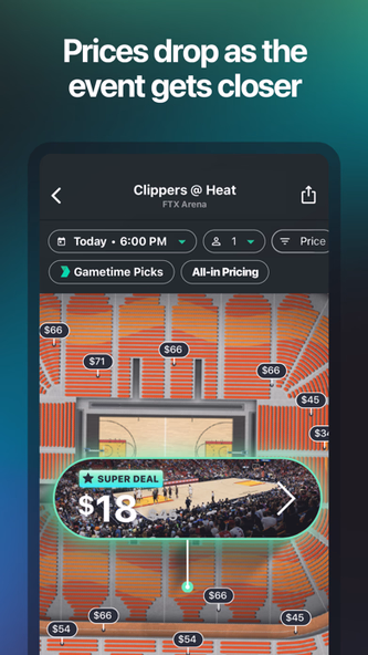 Gametime - Last Minute Tickets Screenshot 3 - AppWisp.com Gametime - Last Minute Tickets Screenshot 3 - AppWisp.com