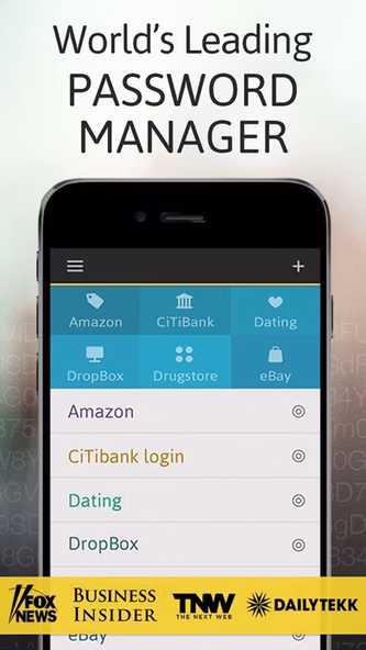 Password Manager: Passible Screenshot 1 - AppWisp.com Password Manager: Passible Screenshot 1 - AppWisp.com