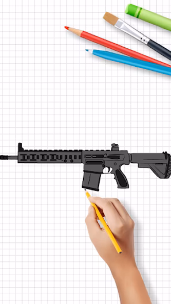How to draw weapons step by st Screenshot 4 - AppWisp.com How to draw weapons step by st Screenshot 4 - AppWisp.com