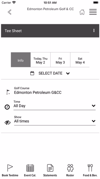 Edmonton Petroleum Golf Club Screenshot 2 - AppWisp.com Edmonton Petroleum Golf Club Screenshot 2 - AppWisp.com