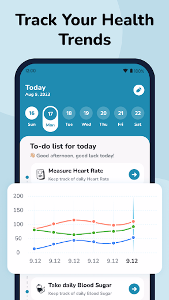Health Tracker: Health monitor Screenshot 3 - AppWisp.com Health Tracker: Health monitor Screenshot 3 - AppWisp.com