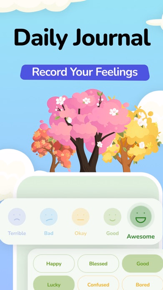Journal & AI Diary: MoodForest Screenshot 1 - AppWisp.com Journal & AI Diary: MoodForest Screenshot 1 - AppWisp.com