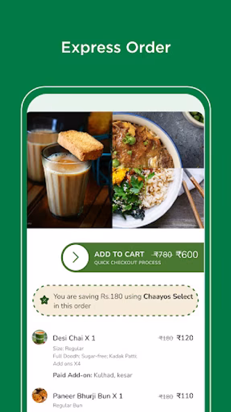 Chaayos India : Chai & Snacks Screenshot 2 - AppWisp.com Chaayos India : Chai & Snacks Screenshot 2 - AppWisp.com