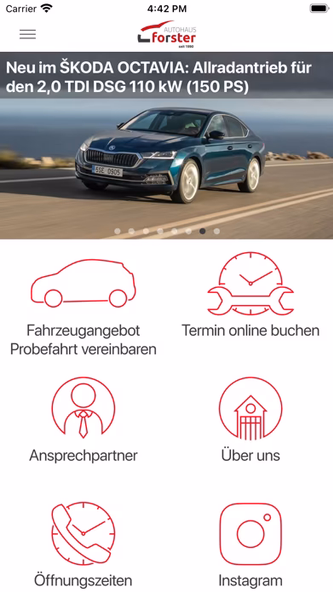 Automobile Andreas Forster e.K Screenshot 1 - AppWisp.com Automobile Andreas Forster e.K Screenshot 1 - AppWisp.com