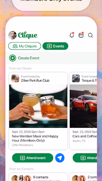 Clique: Members Only Screenshot 4 - AppWisp.com Clique: Members Only Screenshot 4 - AppWisp.com