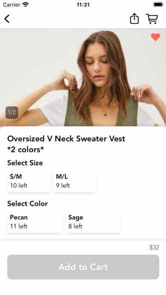 Belle & Crew Boutique Screenshot 3 - AppWisp.com Belle & Crew Boutique Screenshot 3 - AppWisp.com