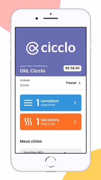 Cicclo Lavanderia Screenshot 3 - AppWisp.com Cicclo Lavanderia Screenshot 3 - AppWisp.com