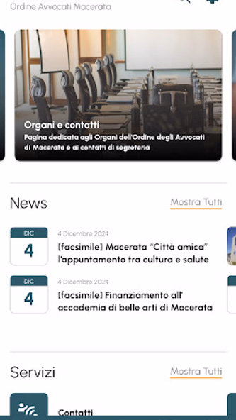 Ordine Avvocati Macerata Screenshot 2 - AppWisp.com Ordine Avvocati Macerata Screenshot 2 - AppWisp.com