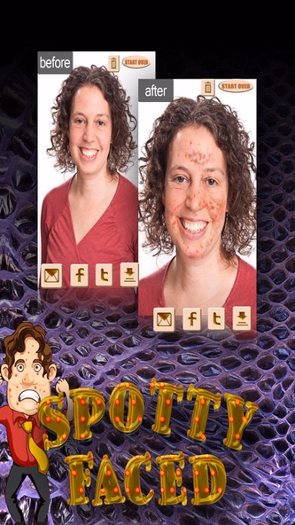 SpottyFaced Spotty Face Maker Screenshot 1 - AppWisp.com SpottyFaced Spotty Face Maker Screenshot 1 - AppWisp.com