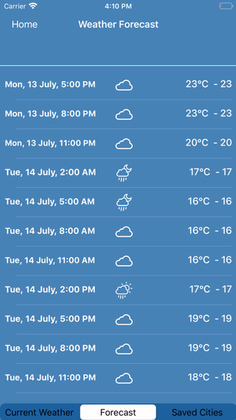 World Weather Instant Forecast Screenshot 4 - AppWisp.com World Weather Instant Forecast Screenshot 4 - AppWisp.com