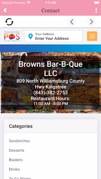 Browns BBQ Screenshot 3 - AppWisp.com Browns BBQ Screenshot 3 - AppWisp.com