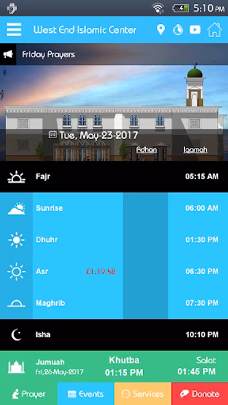WEIC Masjid Screenshot 2 - AppWisp.com WEIC Masjid Screenshot 2 - AppWisp.com
