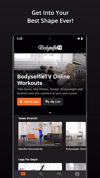 BodyselfieTV Online Workouts Screenshot 1 - AppWisp.com BodyselfieTV Online Workouts Screenshot 1 - AppWisp.com