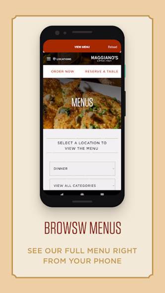 Maggiano's Screenshot 4 - AppWisp.com Maggiano's Screenshot 4 - AppWisp.com