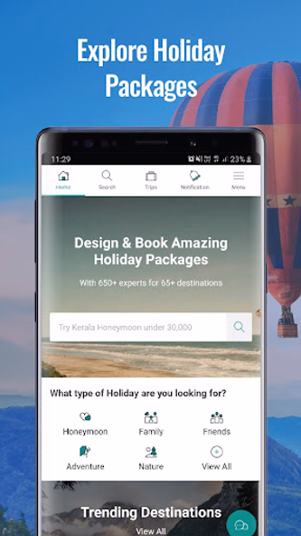 TravelTriangle - Tour Packages Screenshot 1 - AppWisp.com TravelTriangle - Tour Packages Screenshot 1 - AppWisp.com