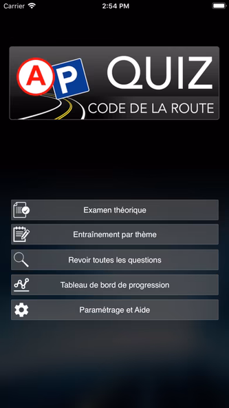 Quiz Code de la Route Screenshot 1 - AppWisp.com Quiz Code de la Route Screenshot 1 - AppWisp.com