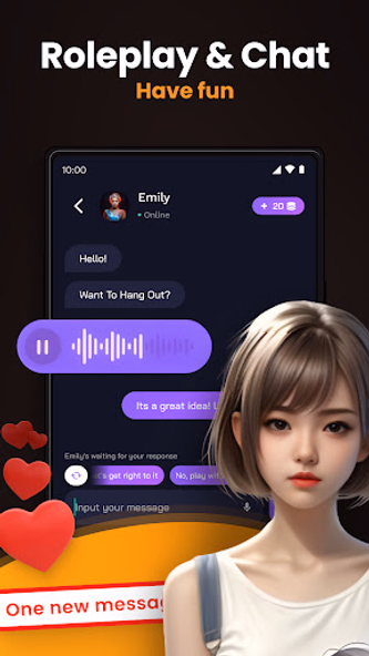 AiGo - Chat with AI Girlfriend Screenshot 4 - AppWisp.com AiGo - Chat with AI Girlfriend Screenshot 4 - AppWisp.com