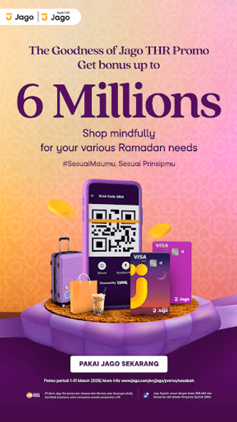 Bank Jago/Jago Syariah Screenshot 2 - AppWisp.com Bank Jago/Jago Syariah Screenshot 2 - AppWisp.com