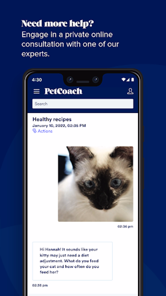 PetCoach Ask a vet online 24/7 Screenshot 3 - AppWisp.com PetCoach Ask a vet online 24/7 Screenshot 3 - AppWisp.com