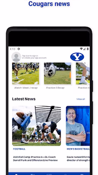 BYU Cougars Screenshot 2 - AppWisp.com BYU Cougars Screenshot 2 - AppWisp.com