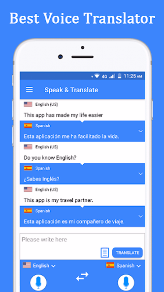 Speak and Translate Languages Screenshot 1 - AppWisp.com Speak and Translate Languages Screenshot 1 - AppWisp.com