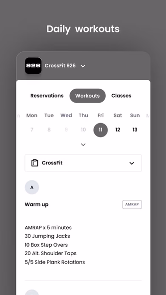 CrossFit 926 Screenshot 4 - AppWisp.com CrossFit 926 Screenshot 4 - AppWisp.com