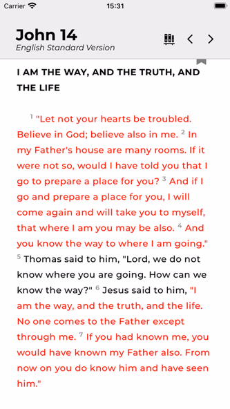 Holy Bible Screenshot 1 - AppWisp.com Holy Bible Screenshot 1 - AppWisp.com