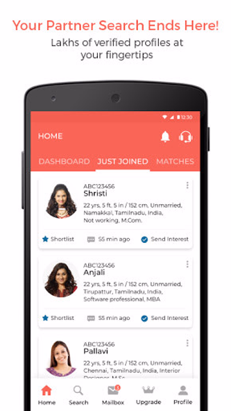 Vishwakarma Matrimony App Screenshot 1 - AppWisp.com Vishwakarma Matrimony App Screenshot 1 - AppWisp.com