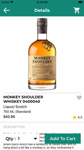 Collier’s Liquor Screenshot 2 - AppWisp.com Collier’s Liquor Screenshot 2 - AppWisp.com