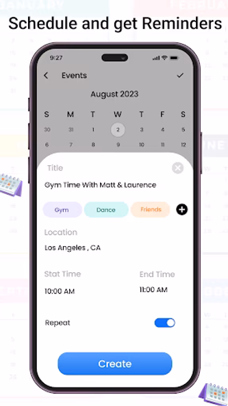 Calendar - Schedule Planner Screenshot 2 - AppWisp.com Calendar - Schedule Planner Screenshot 2 - AppWisp.com