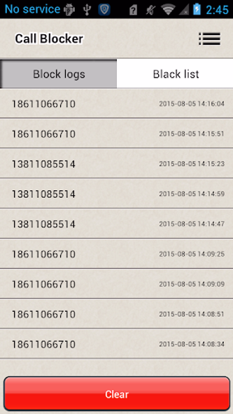Call Blocker Screenshot 1 - AppWisp.com Call Blocker Screenshot 1 - AppWisp.com