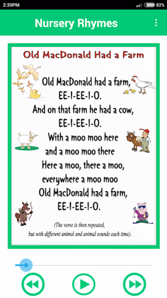 Nursery Rhymes Screenshot 2 - AppWisp.com Nursery Rhymes Screenshot 2 - AppWisp.com