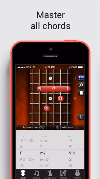 GuitarToolkit - tuner, metronome, chords & scales Screenshot 3 - AppWisp.com GuitarToolkit - tuner, metronome, chords & scales Screenshot 3 - AppWisp.com