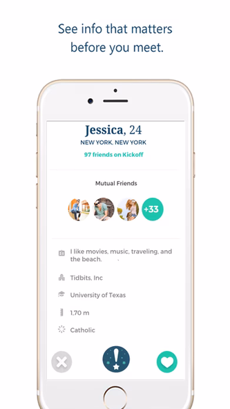 Kickoff – Meet people your friends know Screenshot 3 - AppWisp.com Kickoff – Meet people your friends know Screenshot 3 - AppWisp.com