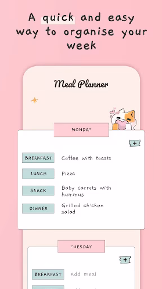 Meal Planner - Weekly Plan Screenshot 4 - AppWisp.com Meal Planner - Weekly Plan Screenshot 4 - AppWisp.com