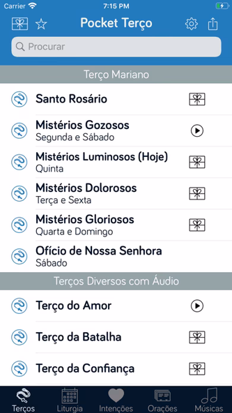 Pocket Terço - Terço de bolso Screenshot 1 - AppWisp.com Pocket Terço - Terço de bolso Screenshot 1 - AppWisp.com